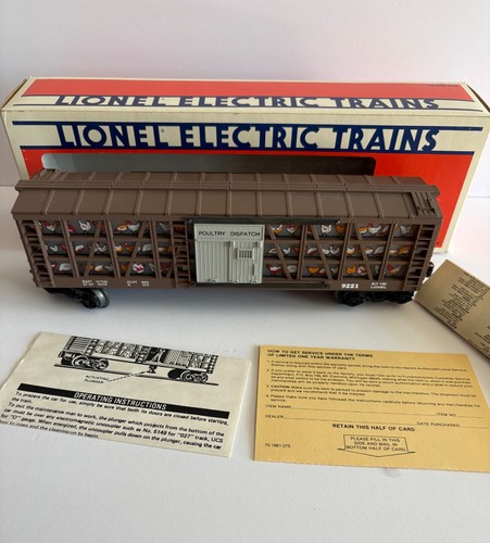 Lionel 9221 poultry dispatch - lionel,